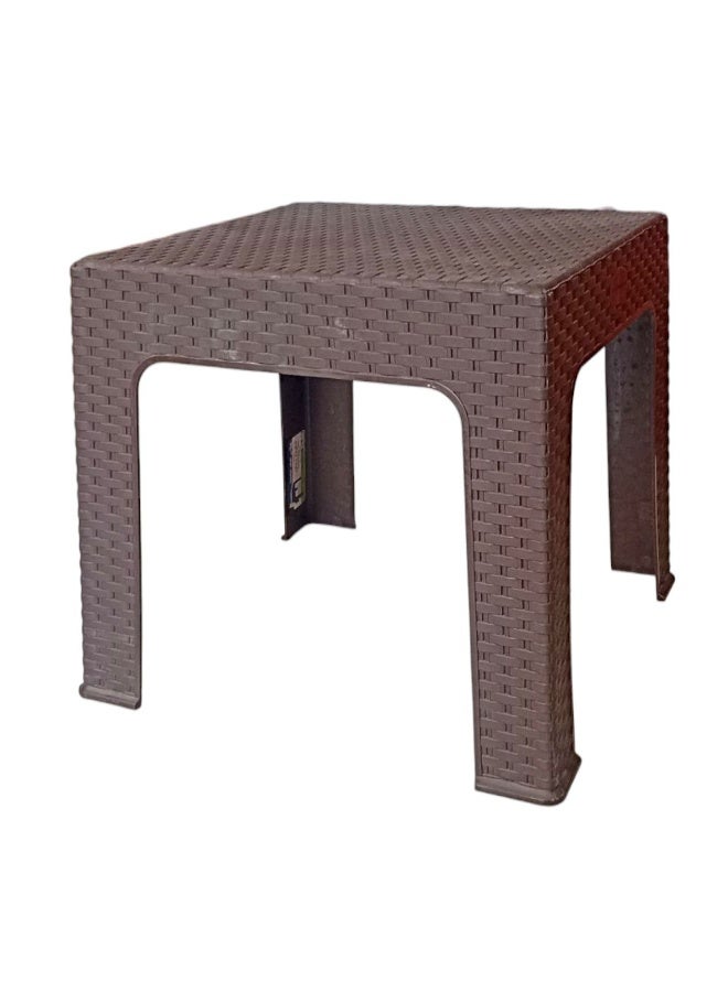 خورشيد للبلاستيك ترابيزة بلاستيكية تايجر رتان  من خورشيد بلاست للبلاستيك - بني - Image 1